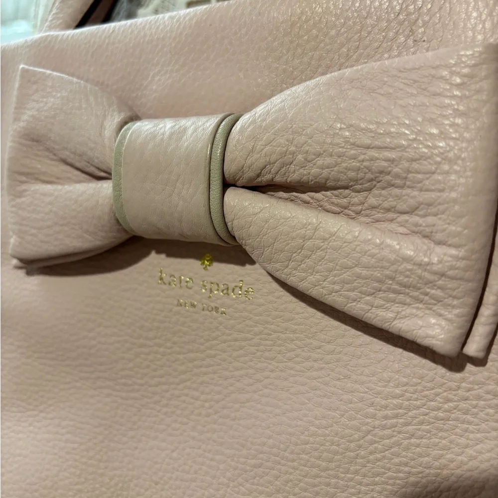 Kate Spade Blush Pink Tote with Bow Accent - Picture 2 of 16